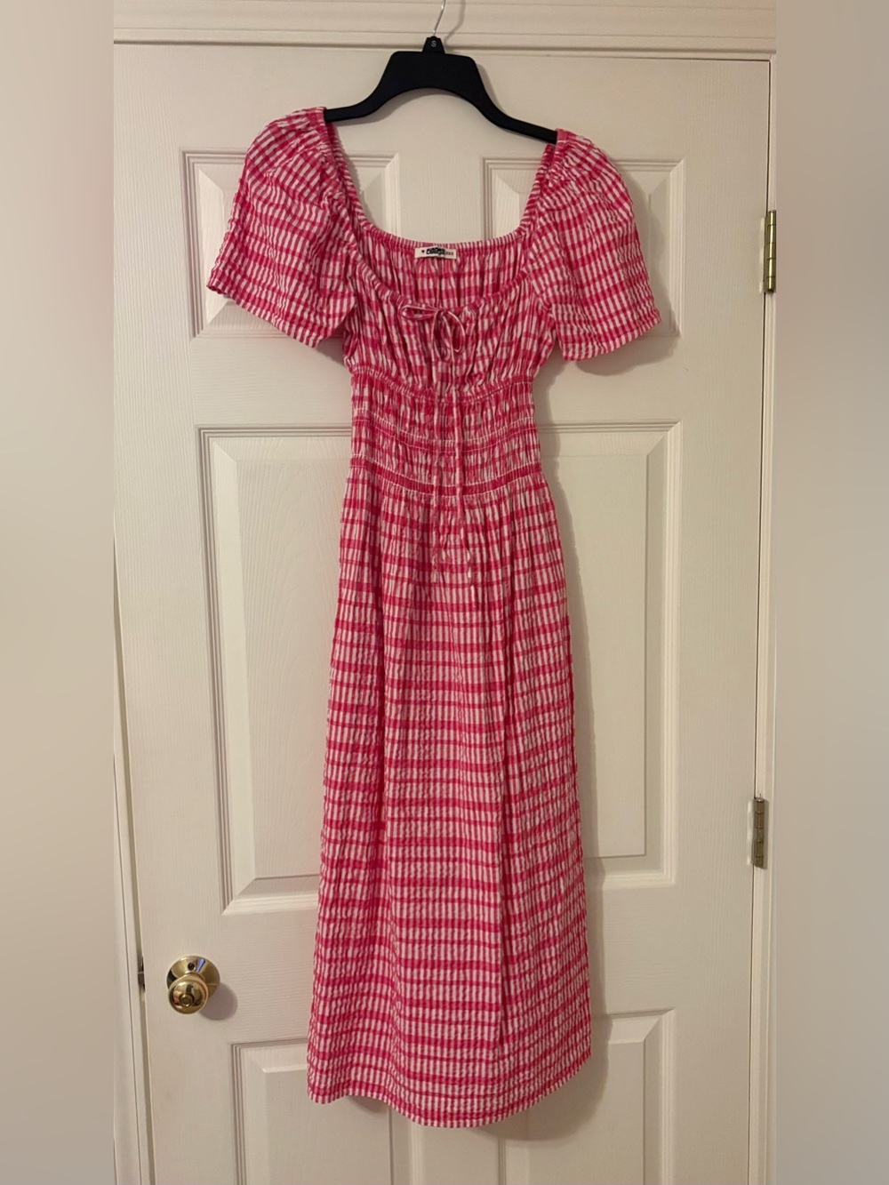 Ciao Lucia Smocked Waist Maxi Dress